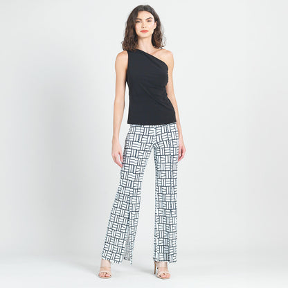Kick Front High Slit Pant - Geo Rectangle - Final Sale! | Clara Sunwoo Everyday
