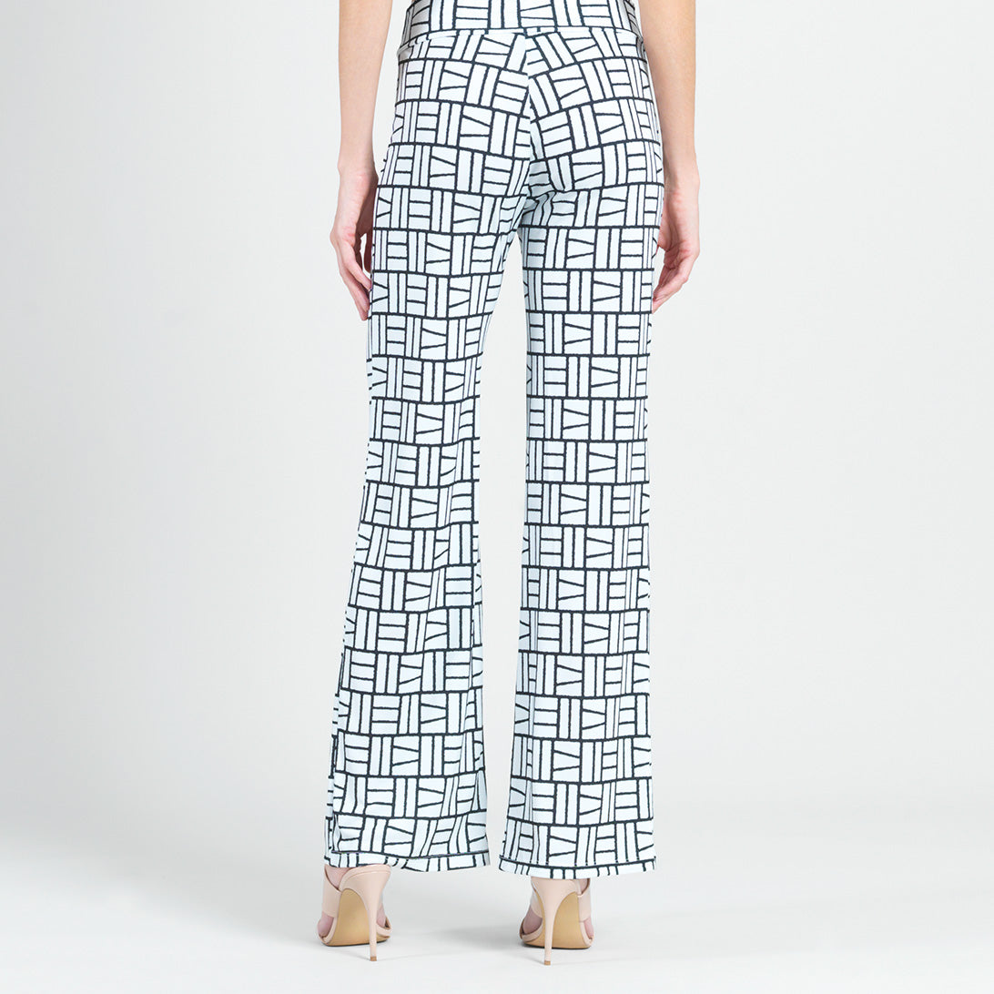 Kick Front High Slit Pant - Geo Rectangle - Final Sale! | Clara Sunwoo Everyday