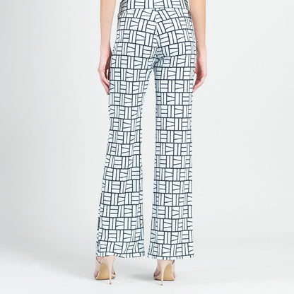Kick Front High Slit Pant - Geo Rectangle - Final Sale! | Clara Sunwoo Everyday