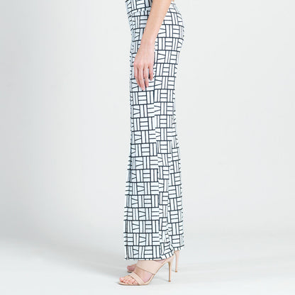 Kick Front High Slit Pant - Geo Rectangle - Final Sale! | Clara Sunwoo Everyday