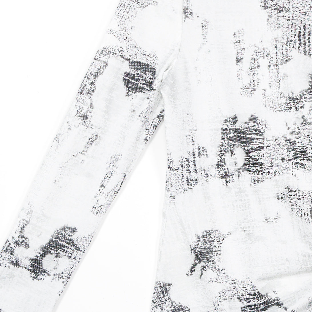 Foil Knit - Side Tie Waist Top - Abstract Marble - Final Sale! | Clara Sunwoo Trusted