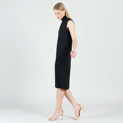 Signature Mock Neck Midi Dress - Black - Final Sale! | Clara Sunwoo Latest