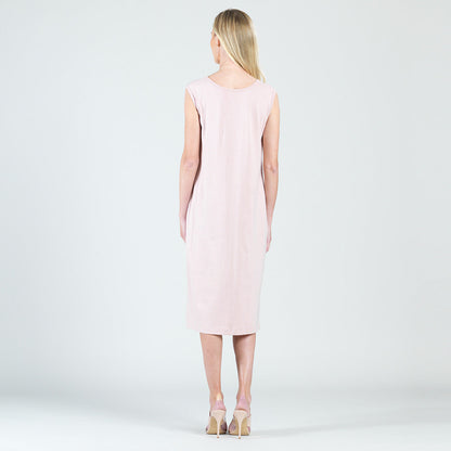 Modal Cotton - Reversible Cut Out Midi Dress - Mauve - Final Sale! | Clara Sunwoo Essential
