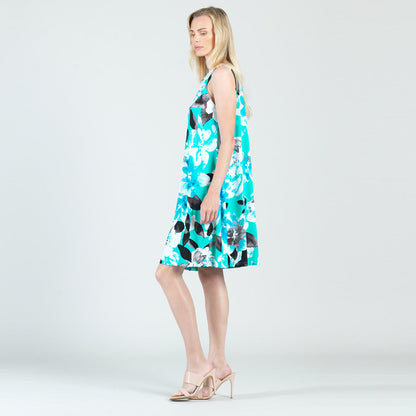 Jewel Neck Swing Dress - Floral Petal - Final Sale! | Clara Sunwoo Top Pick