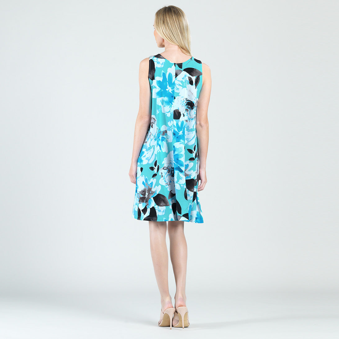 Jewel Neck Swing Dress - Floral Petal - Final Sale! | Clara Sunwoo Top Pick