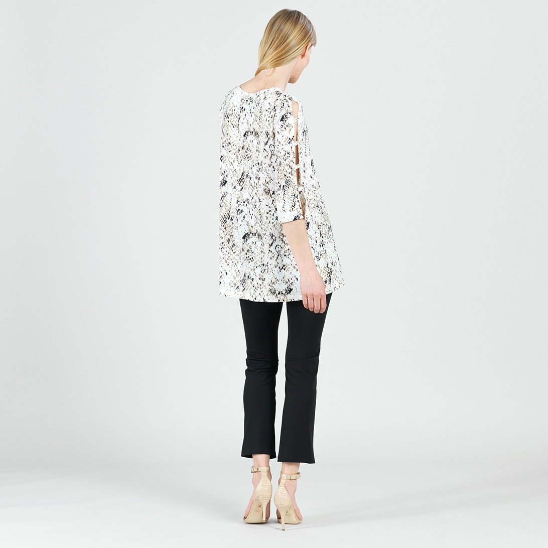 Ladder Sleeve Tunic - Python - Final Sale! | Clara Sunwoo Classic