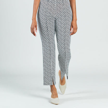 Center Seam Front Slit Ankle Pant - Chain Ring - Final Sale! | Clara Sunwoo Popular