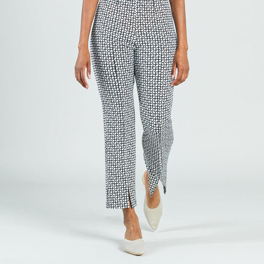 Center Seam Front Slit Ankle Pant - Chain Ring - Final Sale! | Clara Sunwoo Popular