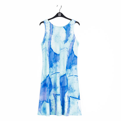 Jewel Neck Swing Dress - Water Splash - Final Sale! | Clara Sunwoo Special Offer