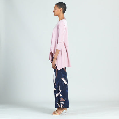 Peach Knit - Round Neck Envelope Hem Tunic - Blush - Final Sale! | Clara Sunwoo Great Value