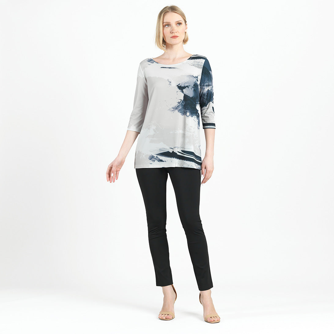 Scoop Neck Tunic  - Misty Petals - Final Sale! | Clara Sunwoo Top Pick