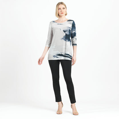 Scoop Neck Tunic  - Misty Petals - Final Sale! | Clara Sunwoo Top Pick