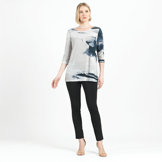 Scoop Neck Tunic  - Misty Petals - Final Sale! | Clara Sunwoo Top Pick