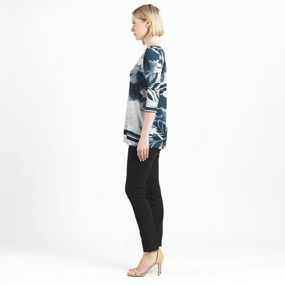 Scoop Neck Tunic  - Misty Petals - Final Sale! | Clara Sunwoo Top Pick