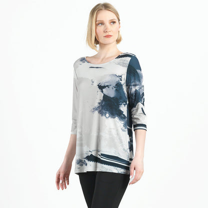 Scoop Neck Tunic  - Misty Petals - Final Sale! | Clara Sunwoo Top Pick