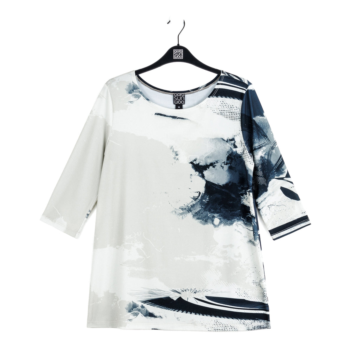 Scoop Neck Tunic  - Misty Petals - Final Sale! | Clara Sunwoo Top Pick