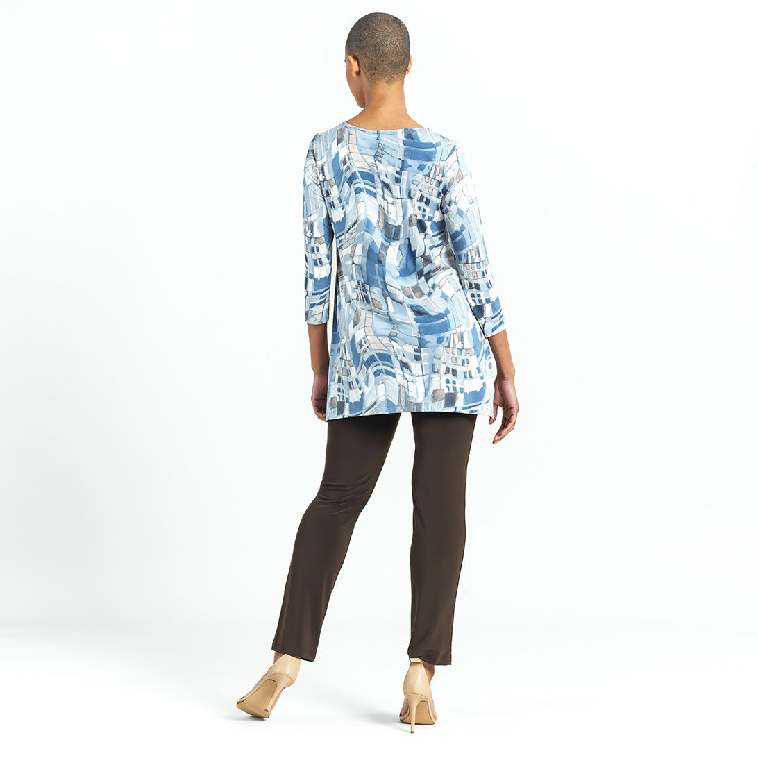 Butter Knit - Textured Parachute Hem Tunic - Mosaic Tile - Final Sale! | Clara Sunwoo Recommended