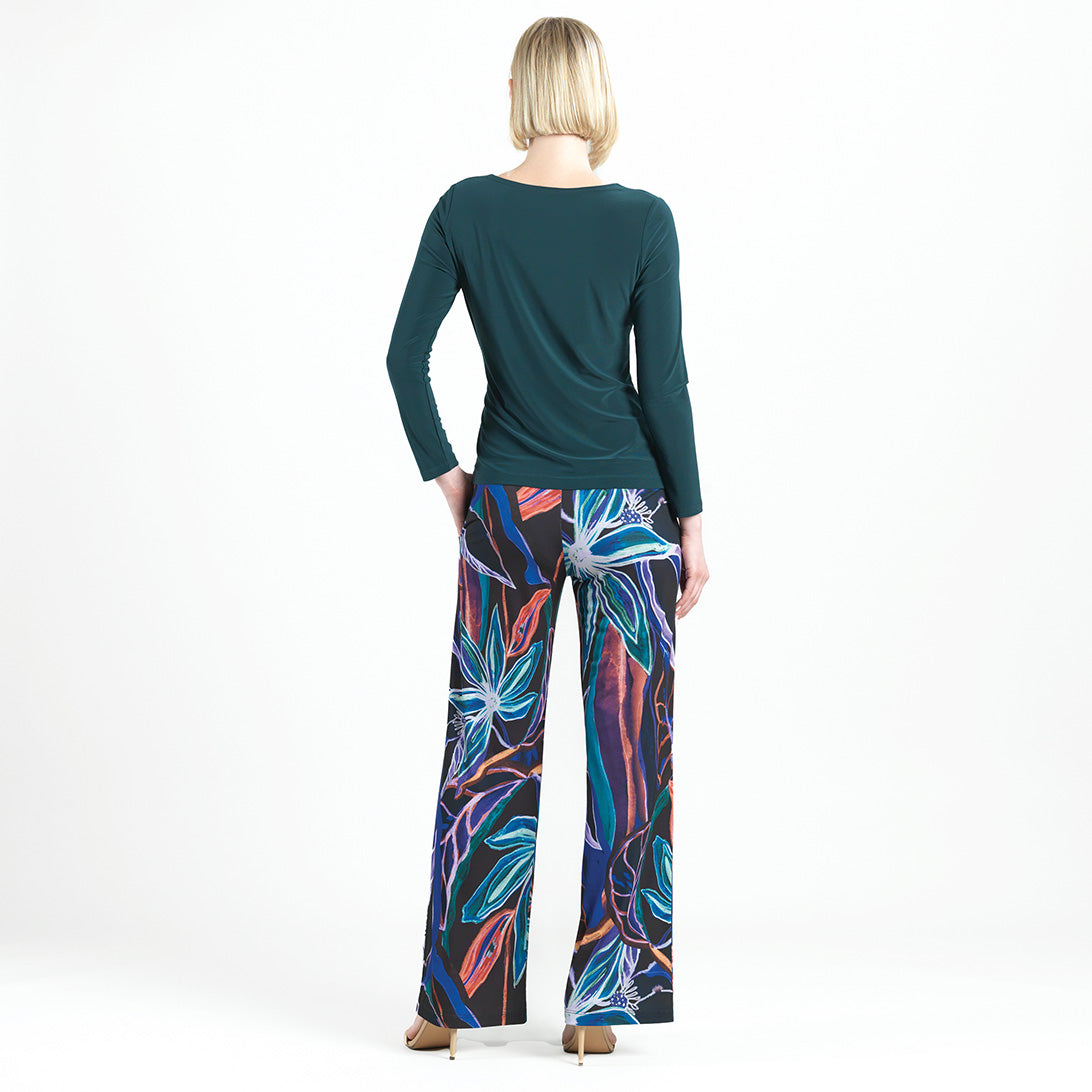 Side Tie Waist Top - Hunter Green - Final Sale | Clara Sunwoo Value