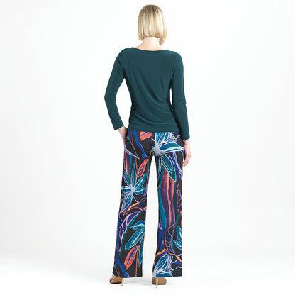 Side Tie Waist Top - Hunter Green - Final Sale | Clara Sunwoo Value