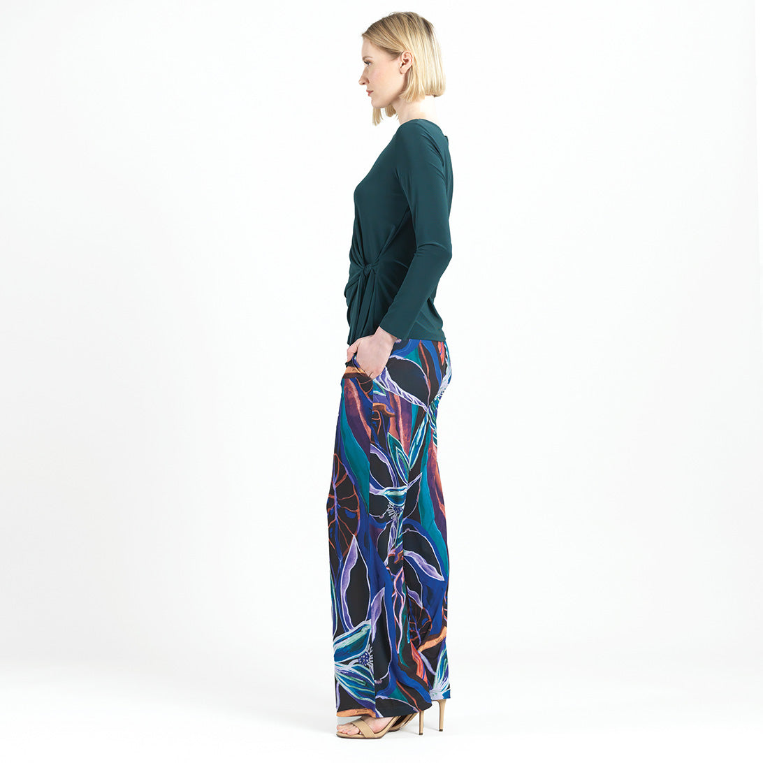 Side Tie Waist Top - Hunter Green - Final Sale | Clara Sunwoo Value