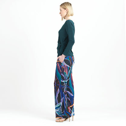 Side Tie Waist Top - Hunter Green - Final Sale | Clara Sunwoo Value