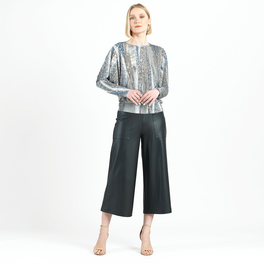 Dolman Sleeve Top - Python Taupe - Final Sale! | Clara Sunwoo Quality