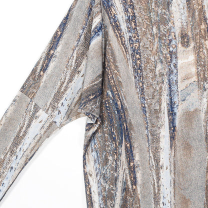 Dolman Sleeve Top - Python Taupe - Final Sale! | Clara Sunwoo Quality