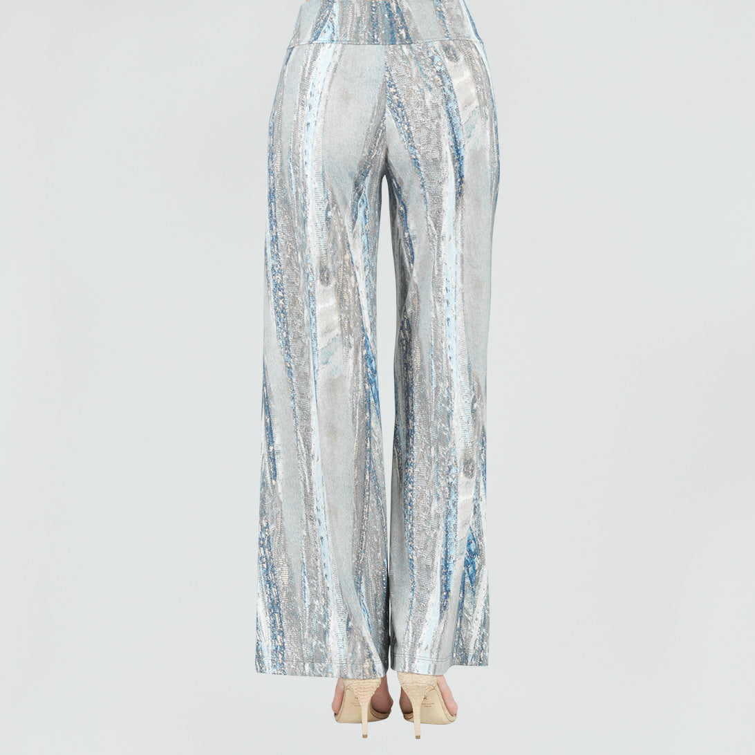Signature Wide Leg Pocket Pant - Python Taupe - Final Sale! | Clara Sunwoo Trusted