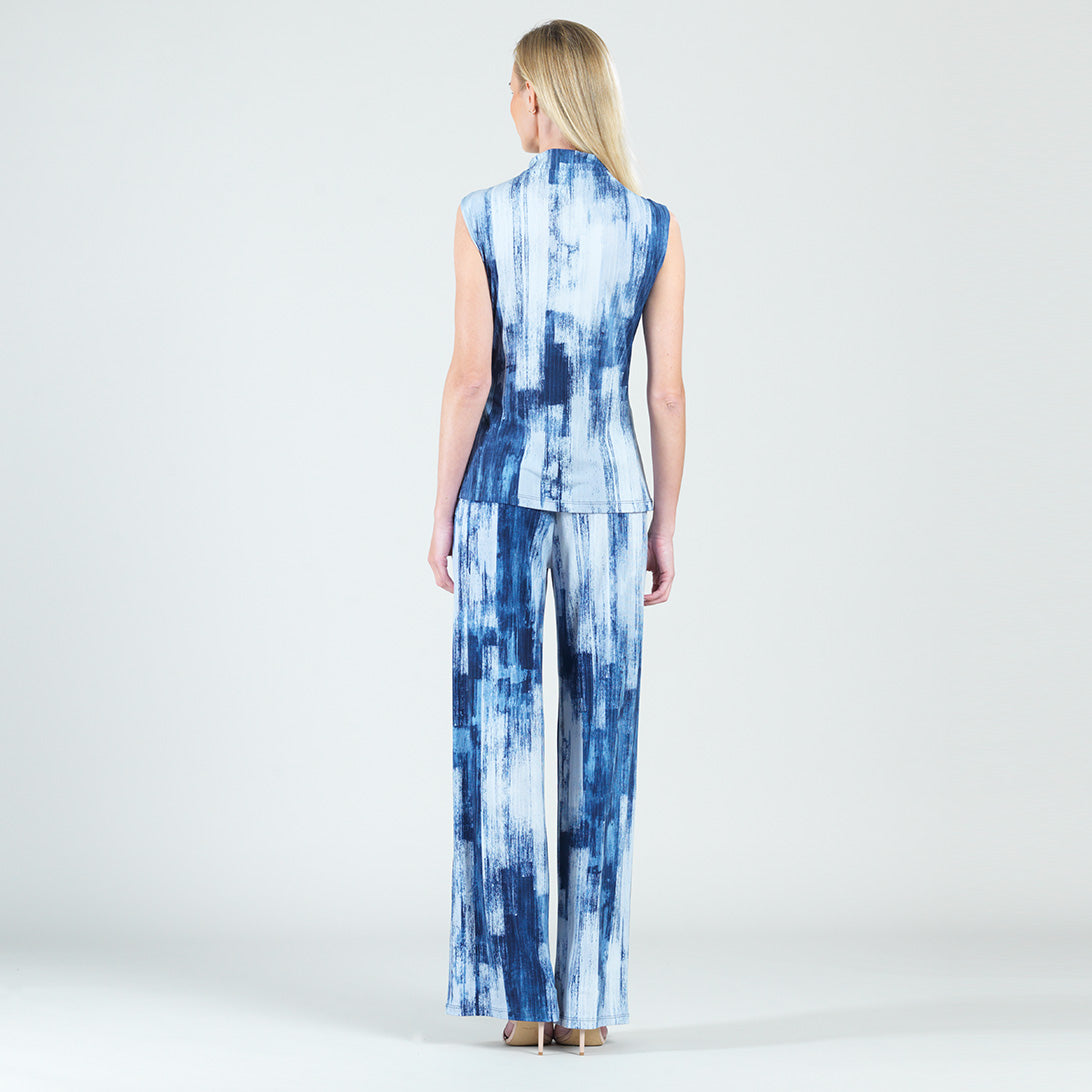 Sleeveless Center Front Tie Top - Paint Stroke - Final Sale! | Clara Sunwoo Deals