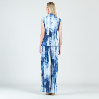 Sleeveless Center Front Tie Top - Paint Stroke - Final Sale! | Clara Sunwoo Deals