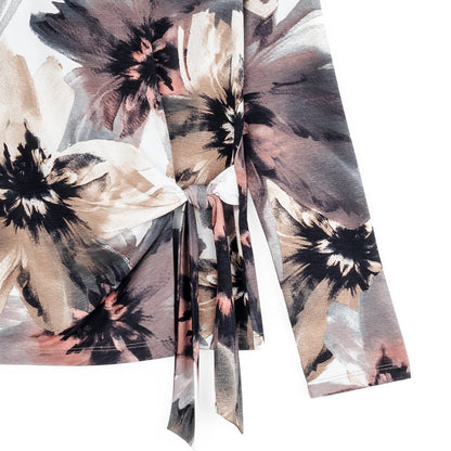 Gauze Knit - Side Tie Waist Top - Petal Whisper - Final Sale | Clara Sunwoo New
