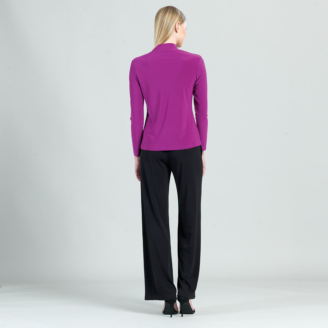 Long Sleeve Choker Top - Violet - Final Sale! | Clara Sunwoo Discount