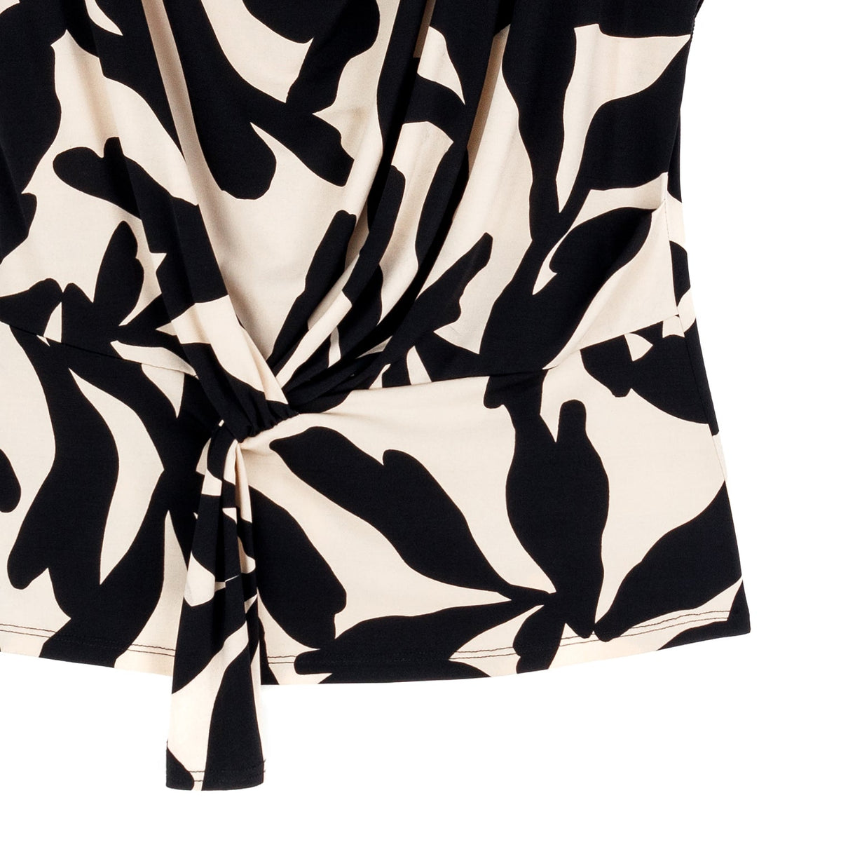 Drape Neck Loop Front Top - Leaf Shadow - Final Sale | Clara Sunwoo Discount