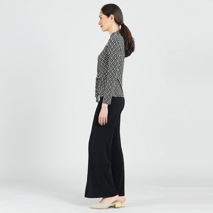 Textured Center Front Tie Top - Chain Link - Final Sale! | Clara Sunwoo Smart Buy