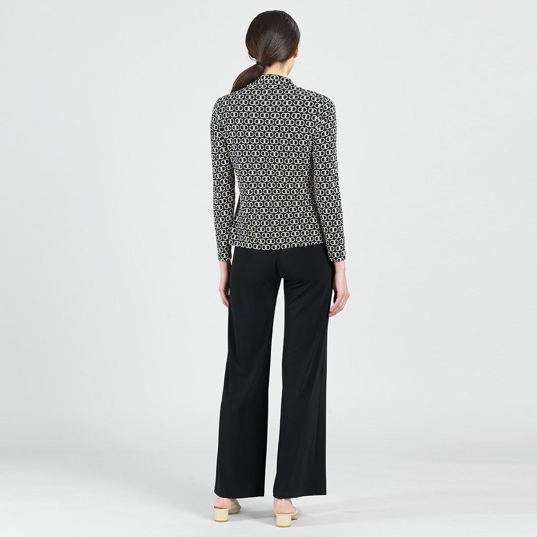 Textured Center Front Tie Top - Chain Link - Final Sale! | Clara Sunwoo Smart Buy