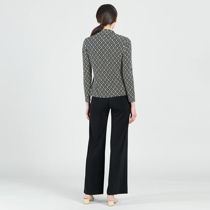 Textured Center Front Tie Top - Chain Link - Final Sale! | Clara Sunwoo Smart Buy