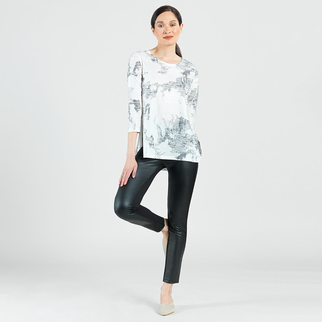Foil Knit - Parachute Hem Tunic - Abstract Marble - Final Sale! | Clara Sunwoo Smart Buy
