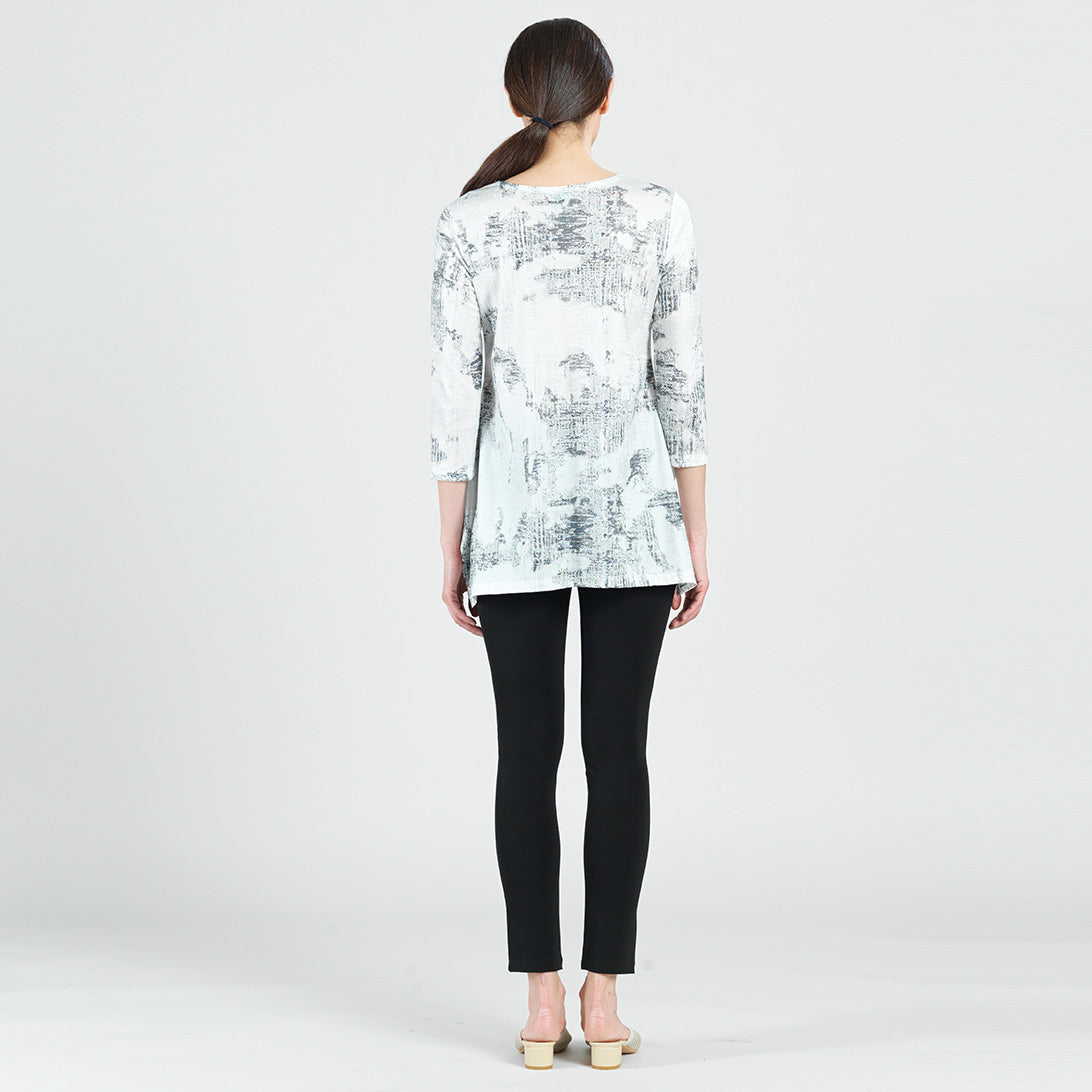 Foil Knit - Parachute Hem Tunic - Abstract Marble - Final Sale! | Clara Sunwoo Smart Buy
