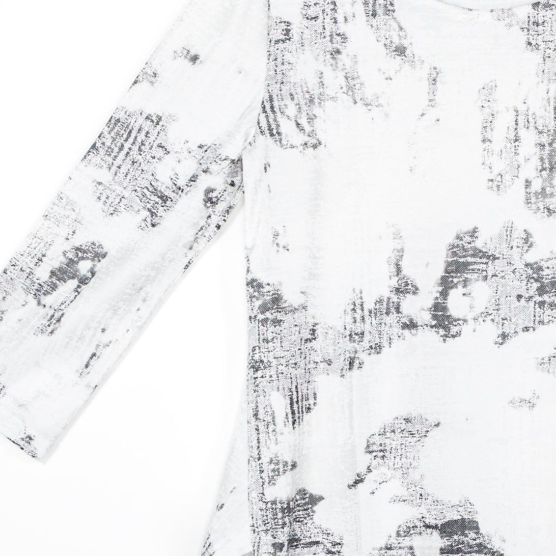 Foil Knit - Parachute Hem Tunic - Abstract Marble - Final Sale! | Clara Sunwoo Smart Buy