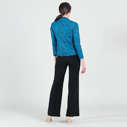 Foil Knit - Center Front Tie Top - Abstract Splatter - Final Sale! | Clara Sunwoo Discount