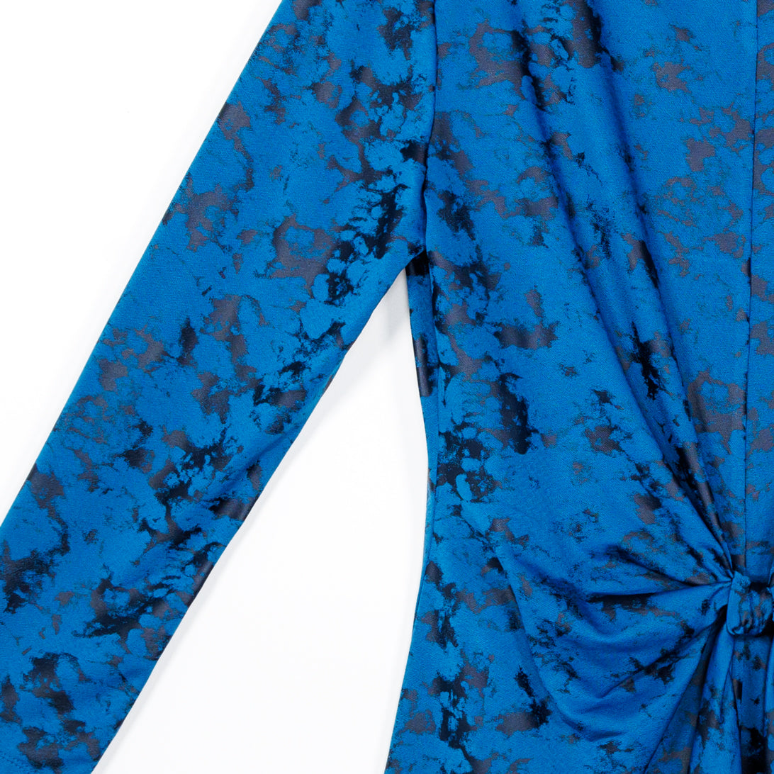 Foil Knit - Center Front Tie Top - Abstract Splatter - Final Sale! | Clara Sunwoo Discount
