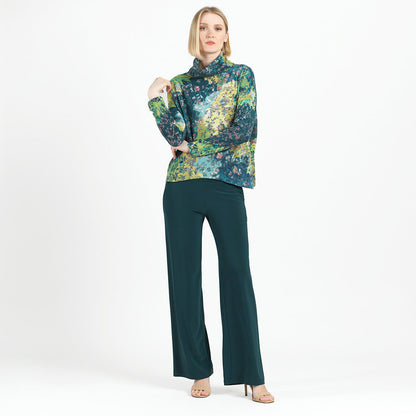 Cozy Texture - Tipped Hem Sweater - Floral Patch - Final Sale! | Clara Sunwoo Premium