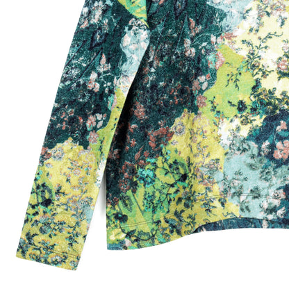 Cozy Texture - Tipped Hem Sweater - Floral Patch - Final Sale! | Clara Sunwoo Premium