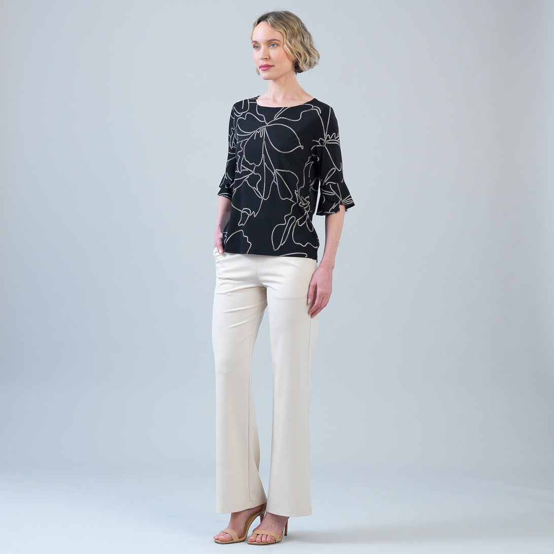 Tulip Cuff Top - Floral Starlight | Clara Sunwoo Trending