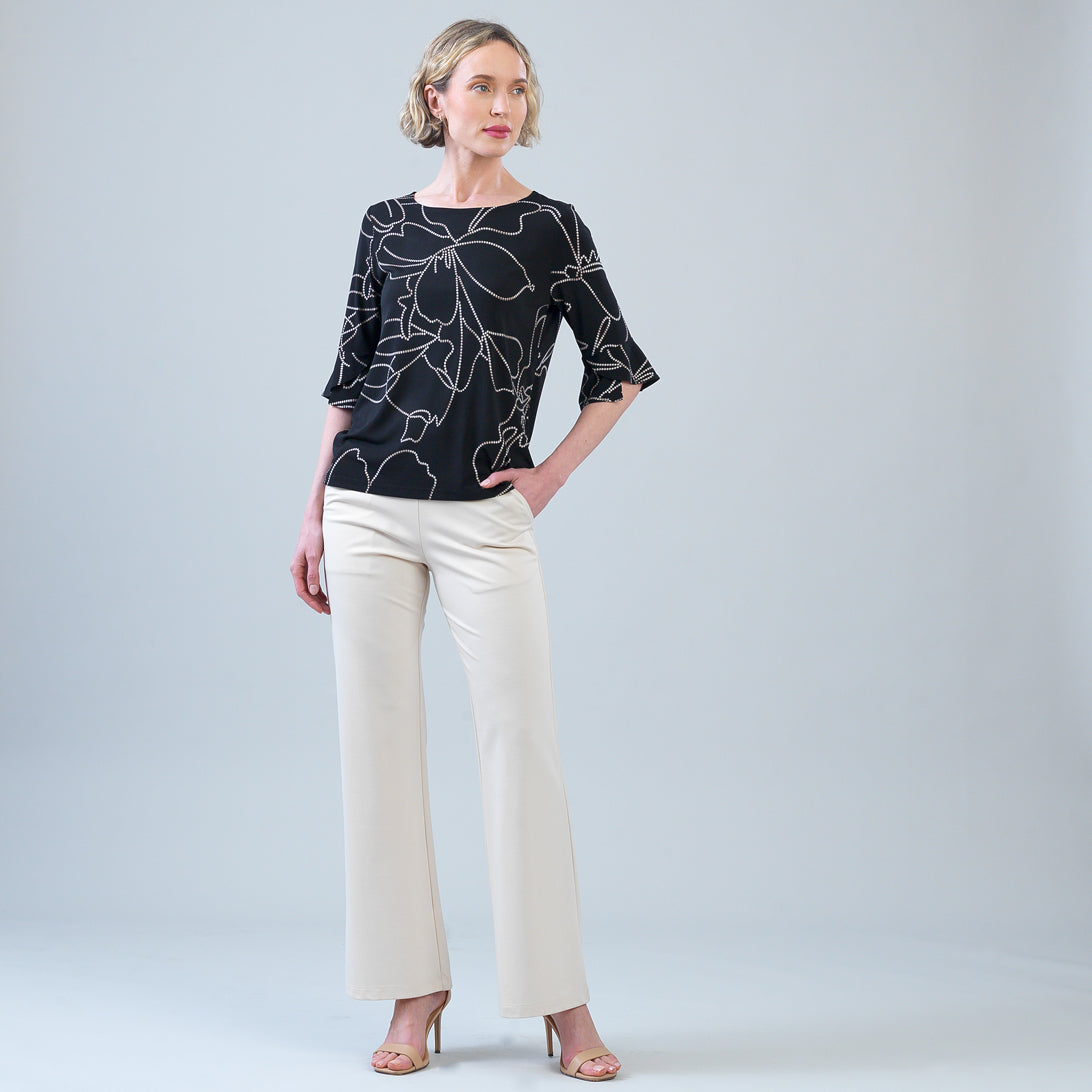 Tulip Cuff Top - Floral Starlight | Clara Sunwoo Trending