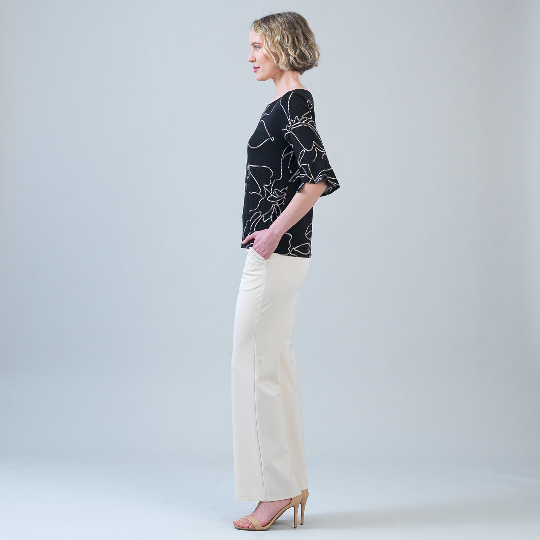 Tulip Cuff Top - Floral Starlight | Clara Sunwoo Trending