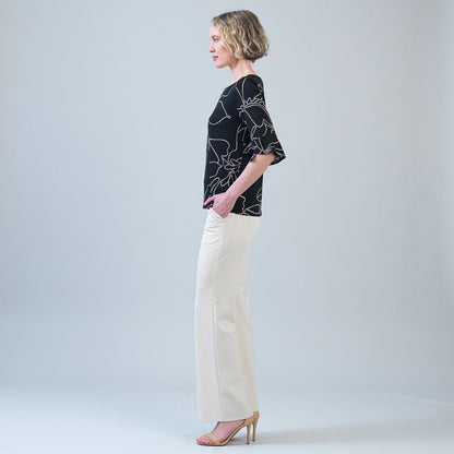 Tulip Cuff Top - Floral Starlight | Clara Sunwoo Trending