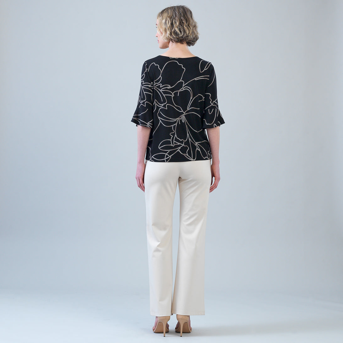 Tulip Cuff Top - Floral Starlight | Clara Sunwoo Trending