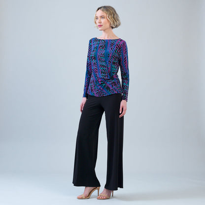 Side Twist Top - Track Stripe-Multi | Clara Sunwoo Best Price