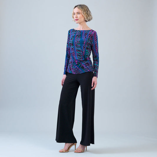 Side Twist Top - Track Stripe-Multi | Clara Sunwoo Best Price
